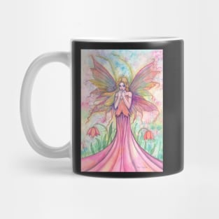 Wildflower Fairy Watercolor Illustration by Molly Harrison Mug